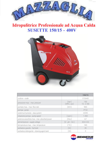 Bm2 susette idropulitrice - susette,